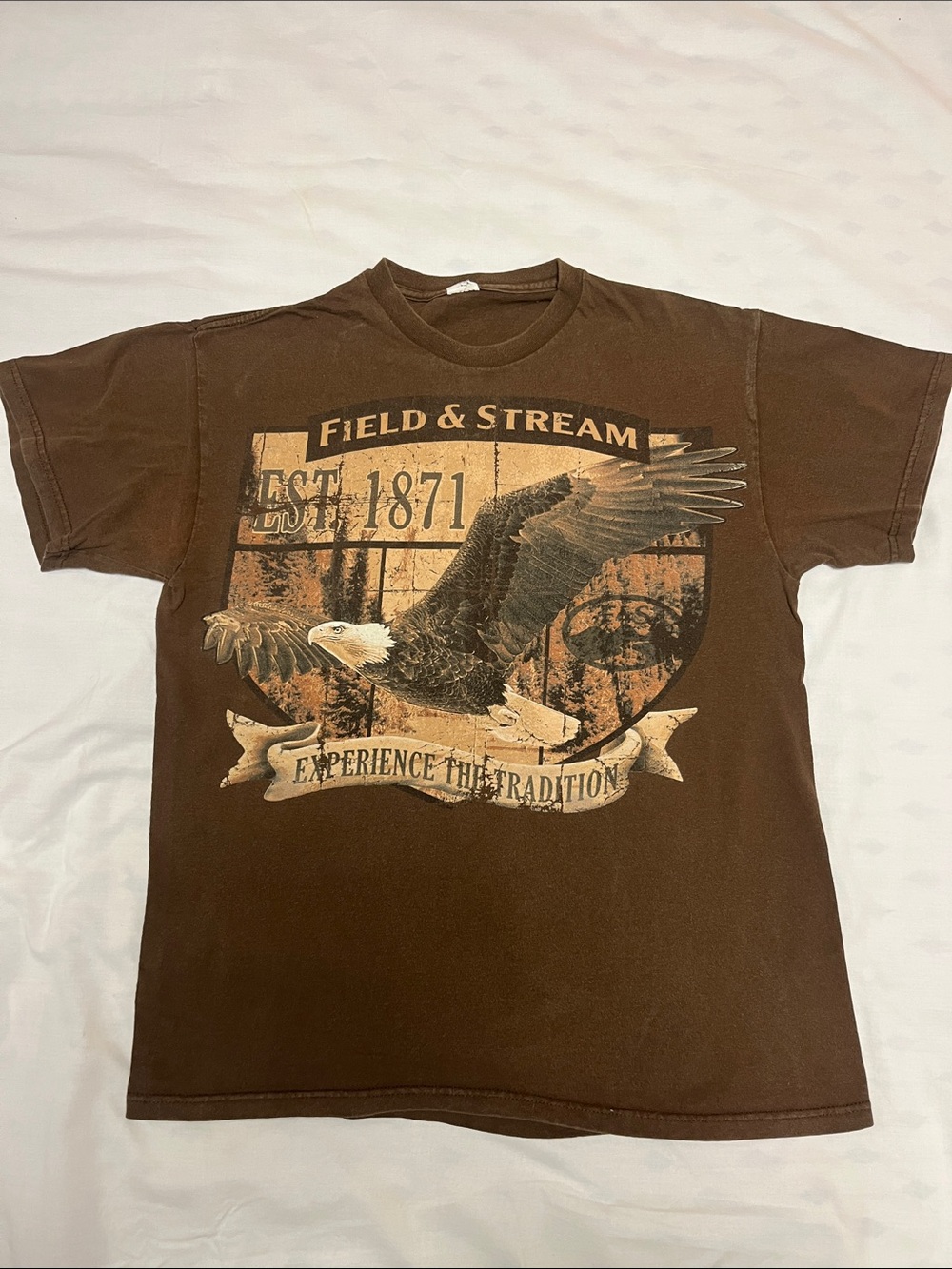 Field & Stream Brown Eagle Graphic Tee